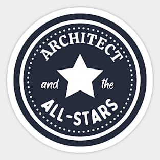 ARC&AllstrsWht Sticker